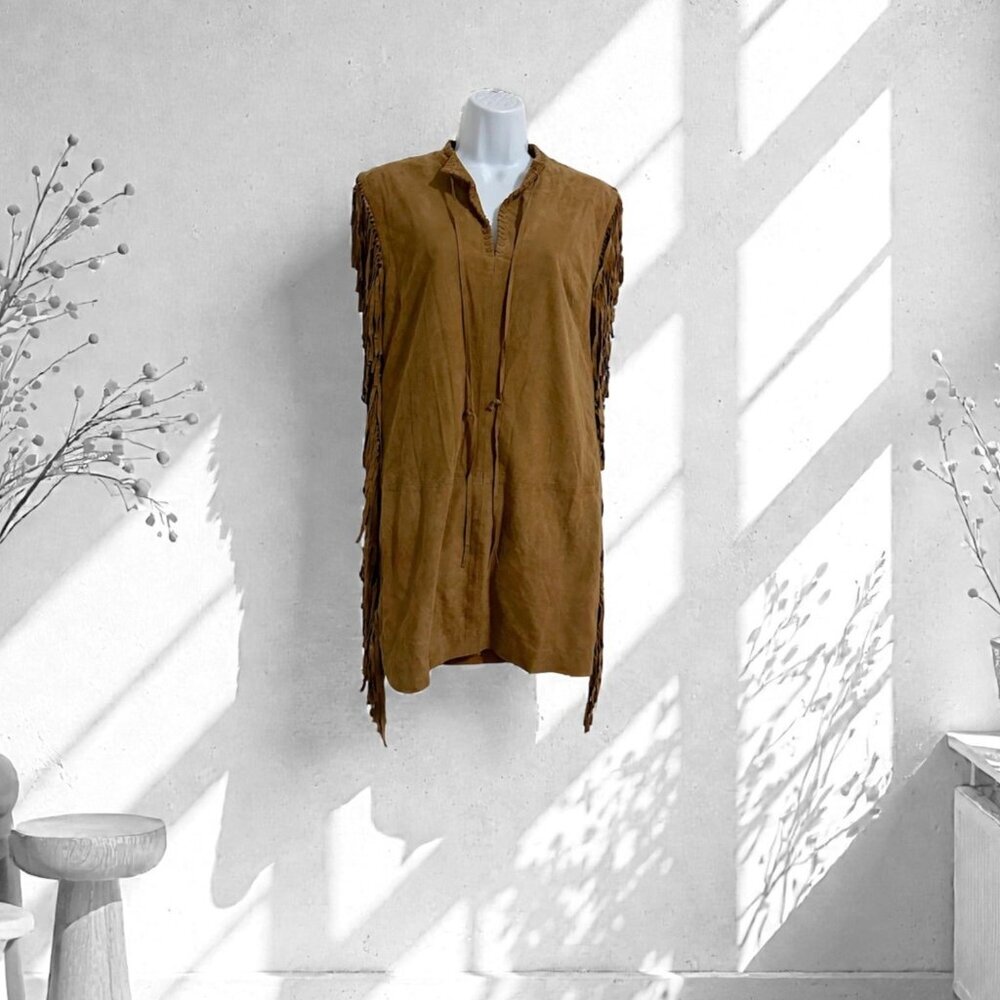 Walter Baker Kira Suede Fringe Leather Dress NWT Size 4